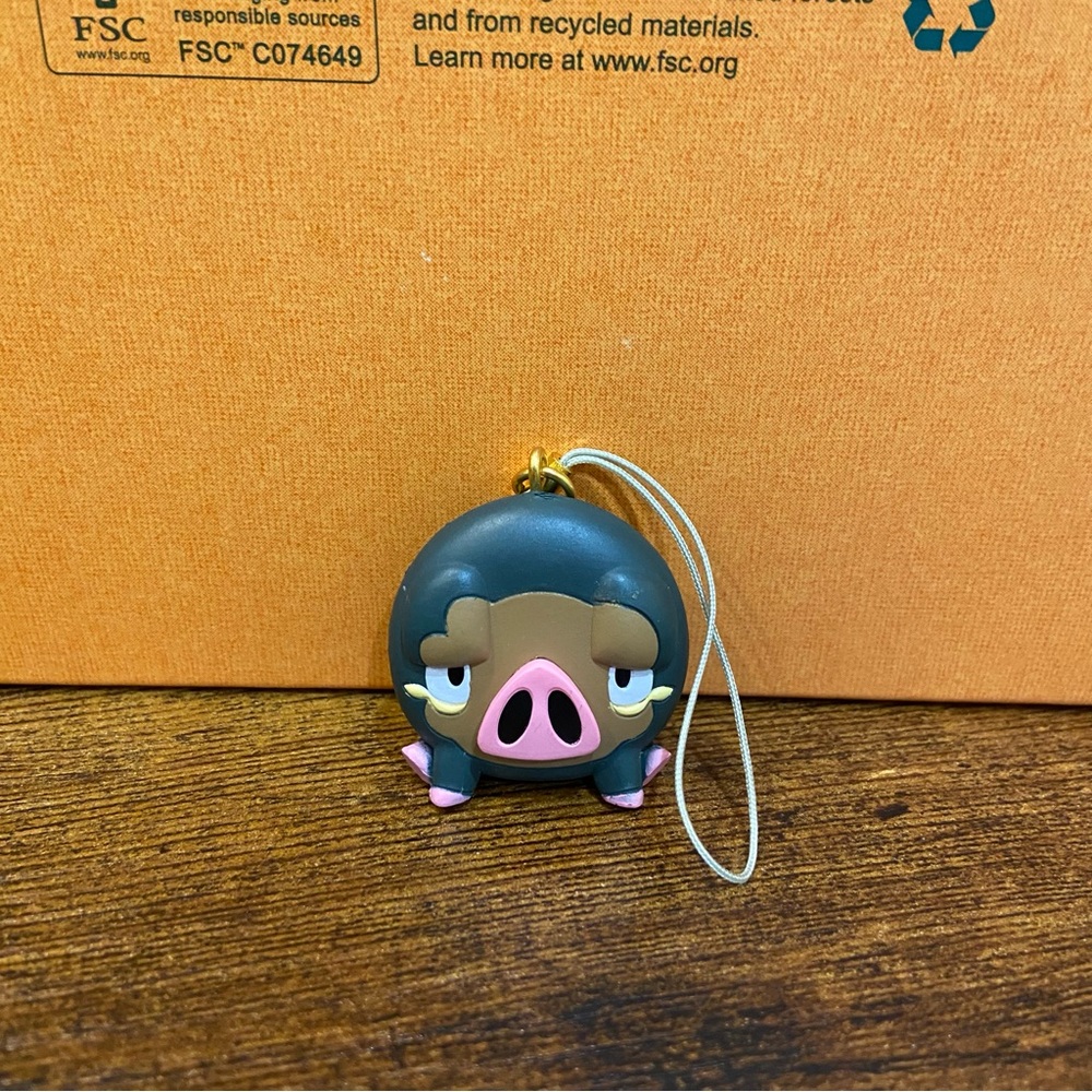 Lechonk Pokémon Keychain Charm Strap Pokémon Center Japan Petanko Mascot